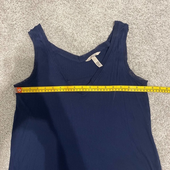 Soma Navy V-Neck Tank Loungewear Top Size Small Super Soft Pre-owned - Picture 6 of 7